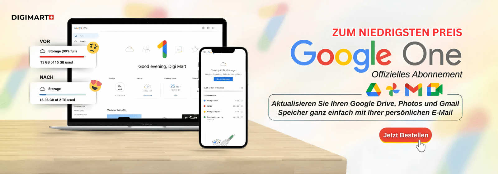 Google One - Digi Mart Schweiz